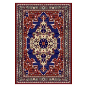 Tapis RUGS DEPOT LXDP-0308 en gros, rouge bordeaux, traditionnel, oriental, imprimé numériquement, lavable en machine, en chenille, antidérapant - Product Image 1
