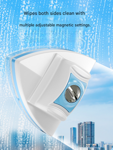 Nettoyeur de vitres magnétique <span class=keywords><strong>double</strong></span> face réglable MOP13 avec raclette à eau ; Essuie-glace pour fenêtres à <span class=keywords><strong>double</strong></span> et triple <span class=keywords><strong>vitrage</strong></span> - Product Image 5