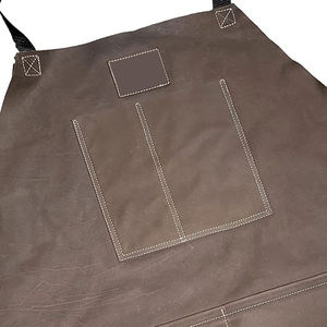 Multi-Purpose Industrial Safety Cleaning Tools Durable Cowhide <b>Leather</b> Sleeveless Bib Welding <b>Apron</b> - Product Image 6