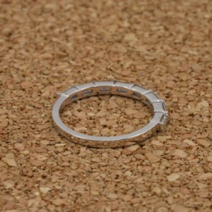 Calidad Premium Baguette Cut VVS2 E Color Lab Grown Diamond Ring IGI Certified Custom 925 Silver Fabricante de joyas al por mayor - Product Image 2