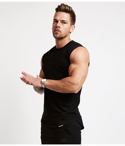 Vente en gros de débardeurs de sport à séchage rapide, personnalisés avec logo, taille et couleur, OEM, débardeurs de sport sans manches pour hommes, débardeurs de gym - Product Image 4