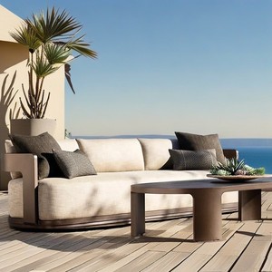 Meubles de patio blancs Meubles de patio en fer forgé Chaise de maison Sièges d'extérieur élégants et confortables - Product Image 1