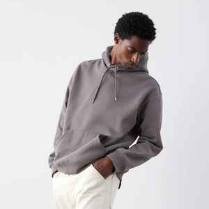 Sudadera con Capucha Extra Grande de Alta Calidad para Hombre, con Logotipo Personalizado, 100% Algodón Tejido, Ecológica, 430 g/m², Sólida, con Bolsillo, para Invierno - Product Image 1