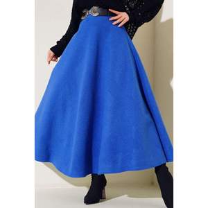 แซ็กส์กระโปรงบานผ้าแคชเมียร์ - Product Image 1