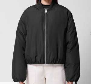 Chaqueta cortavientos de burbujas con logotipo personalizado para mujer, chaqueta acolchada informal repelente al agua para exteriores a la moda con chaqueta - Product Image 2