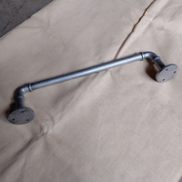 RAJVASANT Tiradores y Manijas Decorativas Vintage Tradicionales de Hierro Fundido y Latón para Puertas y Ventanas de Cocina, Tamaños de 14 y 24 Pulgadas