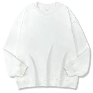 Streetwear décontracté personnalisé pour femme 100% sweats à capuche tricotés en coton biologique respirant surdimensionné sweatshirts unis - Product Image 2