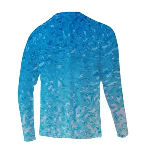 Ropa deportiva Impresión por sublimación Todos los tamaños OEM Poliéster personalizado Secado rápido Transpirable Pesca Jersey Camisa Ropa de pesca - Product Image 4