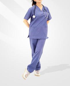 Low MOQ Unique High Quality Unisex Nursing Scrubs Vest Custom OEM Hospital Uniforms Pockets Knitted Breathable Summer Spandex - Product Image 6