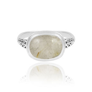 Wholesaler Unique 925 Sterling Silver Golden Rutile Doublet Carnelian Gemstone <b>Ring</b> Bezel Setting for <b>Wedding</b> - Product Image 4