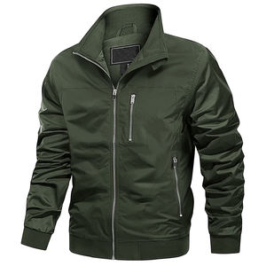 Chaqueta impermeable y cortavientos para hombre, estilo retro, con cintura y puños ajustados, transpirable, de manga larga, para la lluvia. - Product Image 5