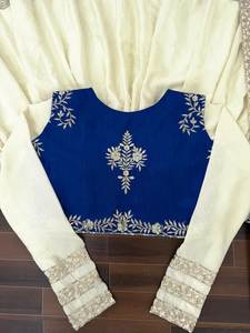 Salwar Kameez de Moda del Sur de Asia, Bordado Multicolor, Sin Costuras, Vestido Tradicional para Fiestas, Ocasiones Festivas, Atuendo Especial - Product Image 6