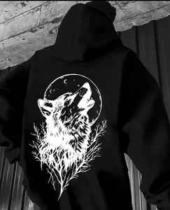 Sweat à capuche pour homme de qualité supérieure, ultra confortable et douillet, 100% coton, uni, teint et brodé avec impression numérique pour l'hiver - Product Image 5