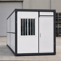 Maison pliante 20 pieds, maison conteneur portable et pliable, maisons préfabriquées, vente en gros, populaire