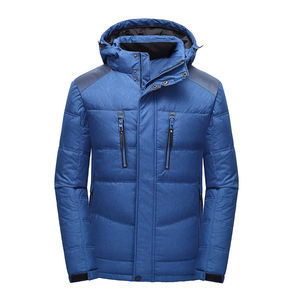 Chaqueta de Invierno Acolchada para Hombre, Nueva Marca |   Chaqueta Casual Impermeable al 90% y Resistente al Viento con Cuello Alto y Logotipo Frontal Personalizable - Product Image 1