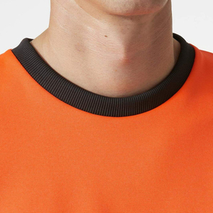 Sudadera de alta visibilidad con logotipo personalizado, sudadera de alta visibilidad para hombre, seguridad reflectante, construcción, sudadera de alta visibilidad de Color naranja - Product Image 6