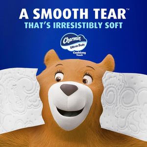 Papier toilette Charmin Ultra Soft Touch, 18 rouleaux familiaux Mega XL = 126 rouleaux standard, 2 plis, blanc - Product Image 4