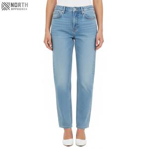 Cheap Price Top Quality Denim <b>Pants</b> For <b>Women</b> 2025 Best Selling <b>Pants</b> For <b>Women</b> Design Best Style Fashionable Denim <b>Pants</b> - Product Image 1