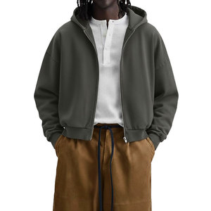 Sweat à capuche en coton délavé à l'acide pour hommes avec chemise intérieure personnalisée Streetwear vintage - Product Image 6