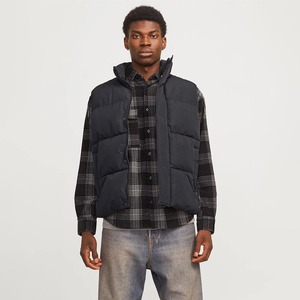 Nardon Apparel Winter Logotipo personalizado Ropa DE TRABAJO Uniforme de empresa Chaleco acolchado de nailon para exteriores para hombre - Product Image 1