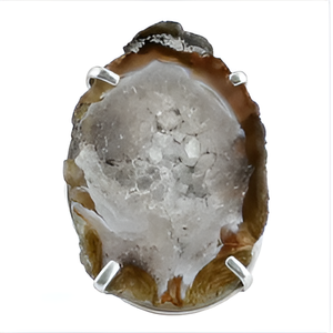 Prong <b>Set</b> Slice Uncut Gemstone 925 <b>Sterling</b> <b>Silver</b> Bohemian Style <b>Ring</b> <b>Silver</b> Plated Fashionable Wedding Party Anniversary Gift - Product Image 4