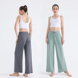 Loose Pants Full Length Casual Women's <b>Trousers</b> Comfort Polyester Material with Trendy Design - Product Image 2