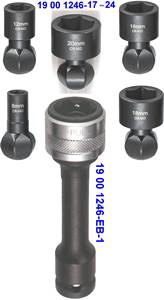 1/2 "9 pièces prise universelle puissant impact interchangeable pour la réparation automobile - Product Image 3