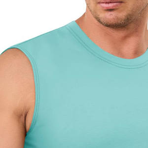 Personalización Fitness Workout Ligero Transpirable Secado rápido Singlet Gym Tank Top para hombres Over Size Men Tank Top - Product Image 2