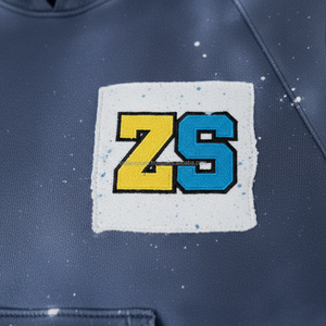 Chándal de lana con cremallera GSM 360 de alta calidad, tela cómoda, aspecto elegante de tinte de corbata, logotipo personalizado bordado, atuendo Unisex - Product Image 6