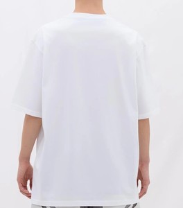 Les Benjamin Heren Wit O-hals T-shirt met korte mouwen, effen acid wash streetwear oversized pasvorm, sneldrogend, 100% katoen - Product Image 4