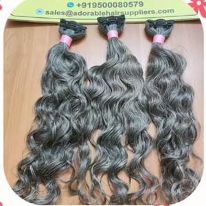 Paquets de cheveux naturels indiens bruts | Extensions de tissage de vague de corps vierge | Vendeur de cheveux Fumi en gros - Product Image 2