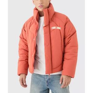 Chaqueta acolchada cortavientos para hombre de alta calidad para hombre con logotipo personalizado para chaqueta de hombre con clima frío de invierno - Product Image 1