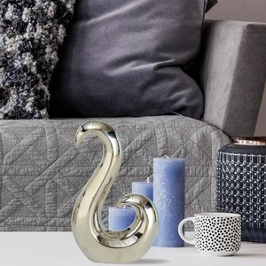 รูปปั้นโลหะแวววาวทันสมัยดีไซน์แบบแอบสแตรกต์ทำมือ2025โต๊ะสำหรับบ้านสำนักงานสีสันสดใสของตกแต่งงานแต่งงานสำหรับเทศกาลอีสเตอร์ - Product Image 4