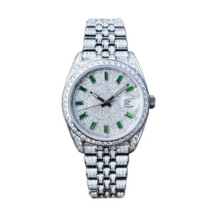 Haute Sur Demande Nouvelle Mode De Luxe Diamant Naturel Clouté Glacé Quartz 41 mm Montres pour Hommes Disponibles au Meilleur Prix - Product Image 4