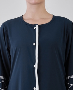 Abaya ouverte Meera de créateurs de mode, style vintage, en Nida de qualité supérieure, pour femmes musulmanes de Dubaï, longue, modeste, respirante, anti-boulochage, vente en gros - Product Image 3