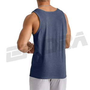 Muscle Tank Tops I Shaped chaleco sin mangas cuello redondo gimnasio camisa entrenamiento blusa Fitness Activewear Top para hombres 2025 - Product Image 6