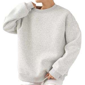 New Design Oversize <b>Sweatshirt</b> Women Solid Crew Neck Casual 360gsm Clothing Long Sleeve Soft Warm Plus Size Lady <b>Sweatshirts</b> - Product Image 4