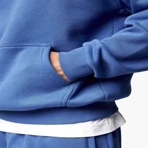 Bleu Couleur Pull Homme Survêtements Coton Polaire Sportswear Formation et Jogging Porter Survêtements 2 Pièces Ensembles À Capuche et Jogger - Product Image 5