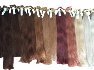 Color caliente 32 pulgadas vietnamita Remy extensiones de cabello virgen humano a granel extremos dibujados dobles mejor calidad precio al por mayor Color claro - Product Image 4