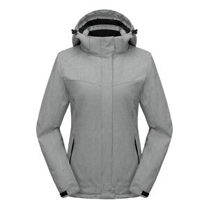 Veste de ski pour femme du fabricant OEM ajustement personnalisé avec support d'impression et d'étiquetage de logo de coque imperméable au vent - Product Image 1