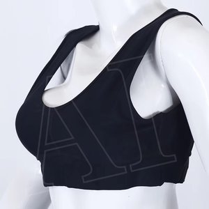 เสื้อออกกำลังกายสำหรับผู้หญิงแบบแห้งเร็วเสื้อออกกำลังกายแบบไขว้หลังสวมใส่สบายชุดชั้นในกีฬาเนื้อนุ่ม XL สไตล์โปร่ง - Product Image 4