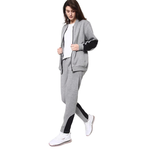 2025, venta al por mayor, ropa deportiva, chándal, conjunto de dos piezas para mujer, conjunto en blanco, ropa informal de algodón, chándales para exteriores para mujer, transpirable - Product Image 6