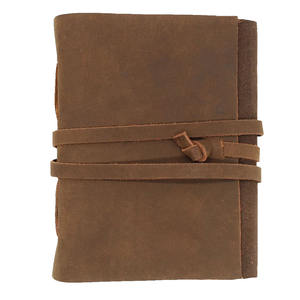 Journal de fitness en cuir pleine fleur fait main personnalisé, reliure rigide cousue à la main, cadeau unique pour les voyages, le bureau, utilisation unique - Product Image 5