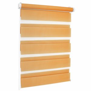 Persianas Verticales BOJANEK ROLLER ZEBRA Dreamy, Persianas Día y Noche, Tela de Poliéster, Uso en el Hogar y la Oficina, Color NARANJA, Personalizables - Product Image 1