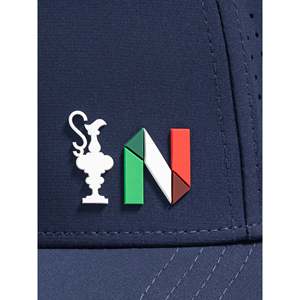 Cappellino America's Cup blu navy con visiera curva per uso casual - Product Image 4