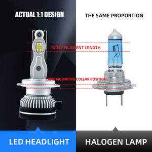 OEM personalizado Led bombillas de luz de coche 90W Luces Para Autos 9005 9006 H1 H3 H7 H11 Led faros para coche 12V - Product Image 4