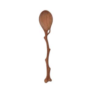 Cuillère à soupe en bois artisanale, meilleur design, cuillère à soupe en bois massif pour une seule pièce, mini cuillère à soupe en bois, vente exceptionnelle - Product Image 2