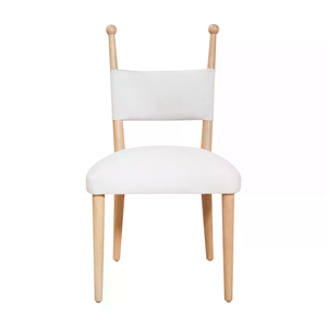 Silla de Comedor Moderna Escandinava de Madera de Roble NAM HAI con Tapicería de Lana, Muebles para el Comedor del Hogar de Binh Duong - Product Image 3