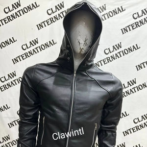 Chaqueta de Motocicleta para Mujer, Tendencia 2025, Personalizada, con Cierre, Cuero Genuino, Manga Larga, Forro de Seda Tejida, Secado Rápido - Product Image 1