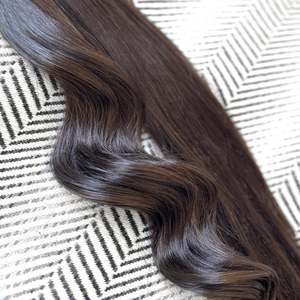 Chocolate Brown Clip-In Ponytail <b>Hair</b> Extensions for Women Straight Body <b>Wave</b> French Curl Kinky Straight Styles - Product Image 4